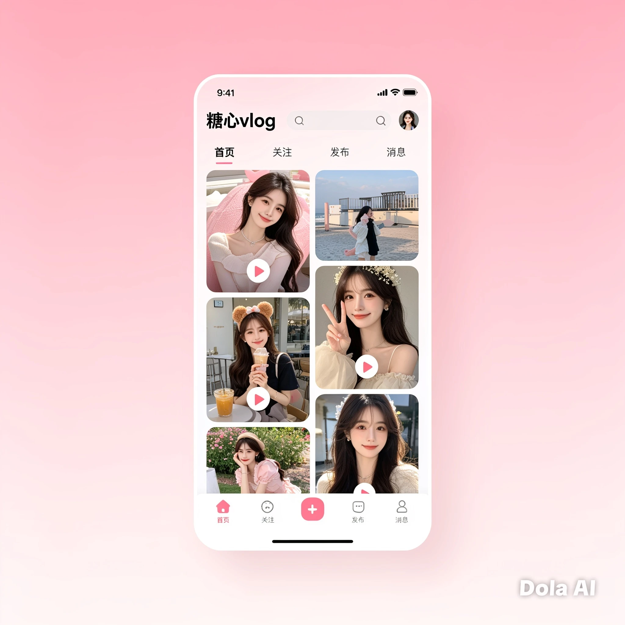 糖心Vlog移动端生活记录与隐私设置界面